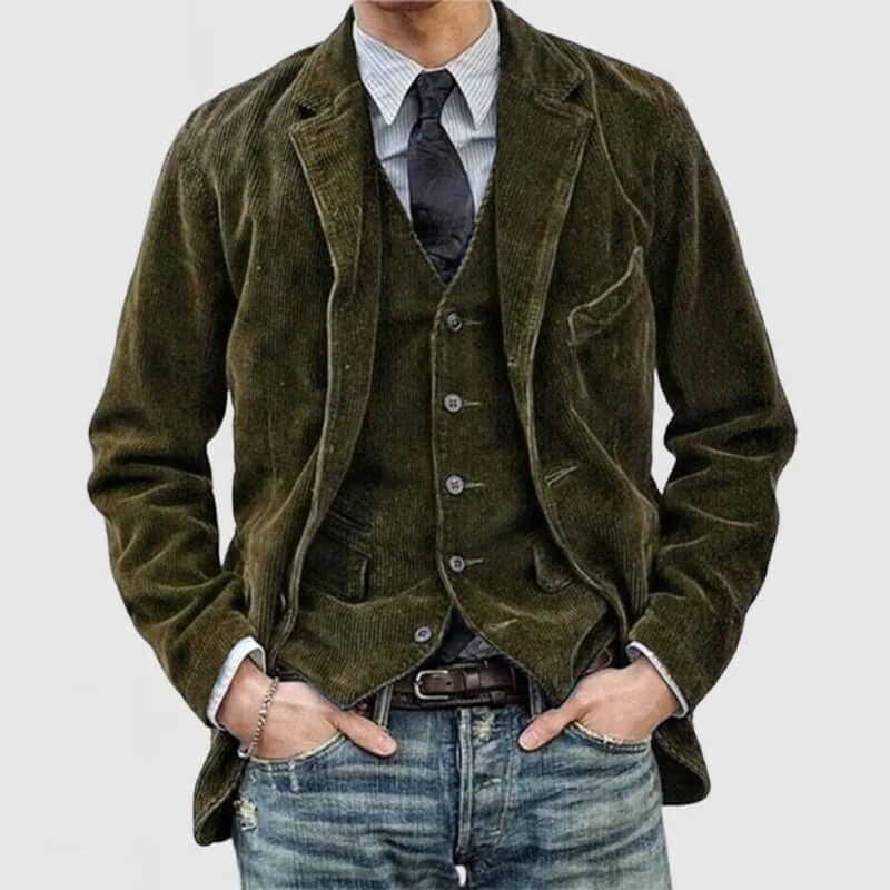 Men's Vintage Lapel Jacket