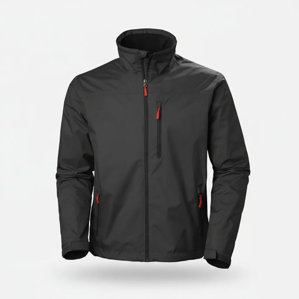 Men's Waterproof & Windproof Crew Jacket – Breathable 2-Layer Outdoor Jacket