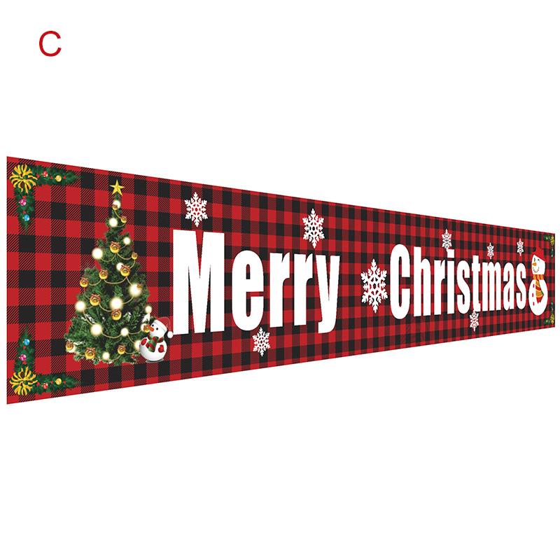Merry Christmas Banner Flag