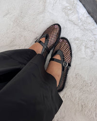 Mesh Ballet Flats
