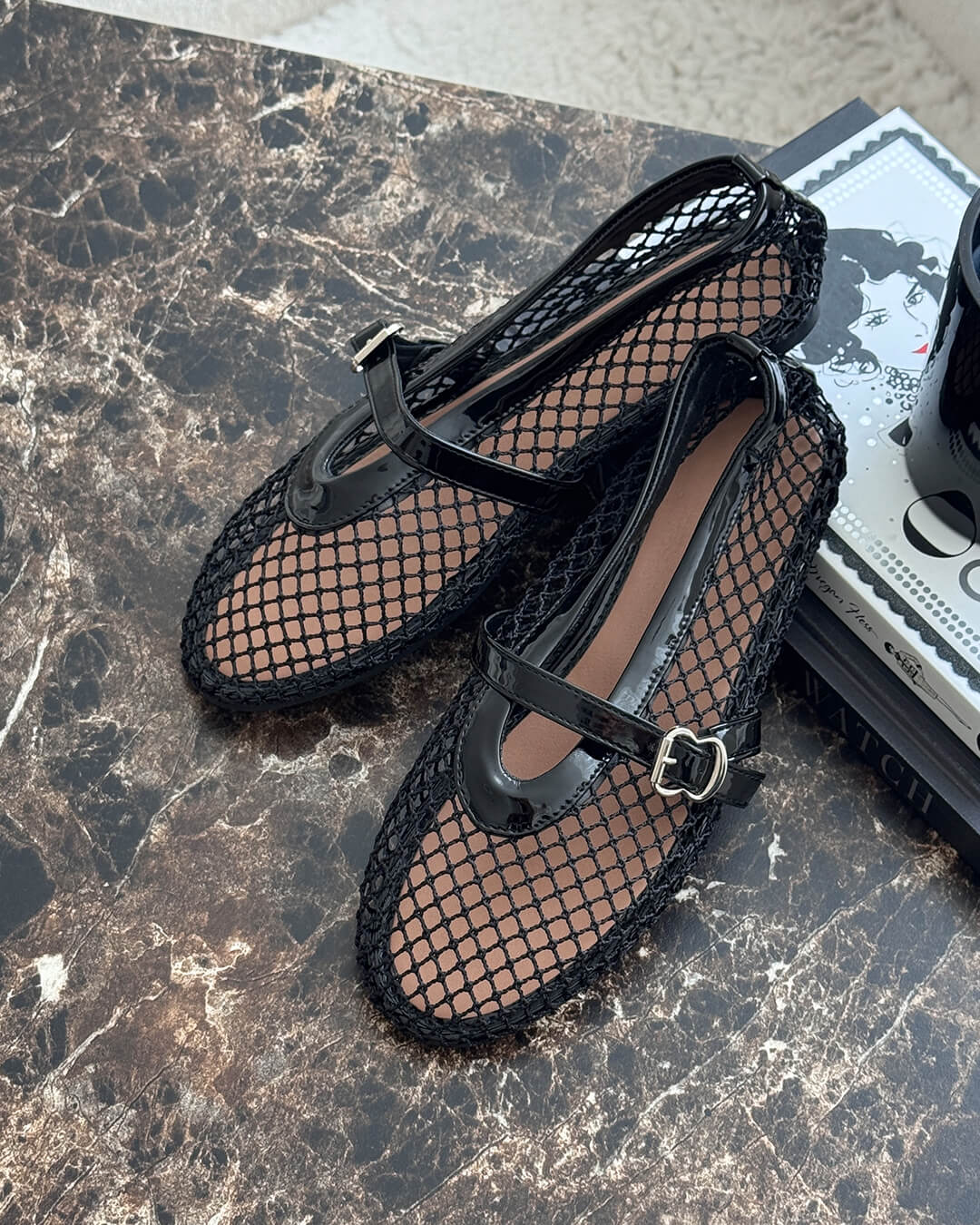 Mesh Ballet Flats