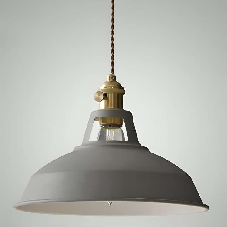 Metal Pendant Light - Industrial Style Lighting Fixture - Dining & Kitchen Island - Image 1