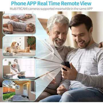 Mini Wireless Security Camera with HD Live Feed & Night Vision
