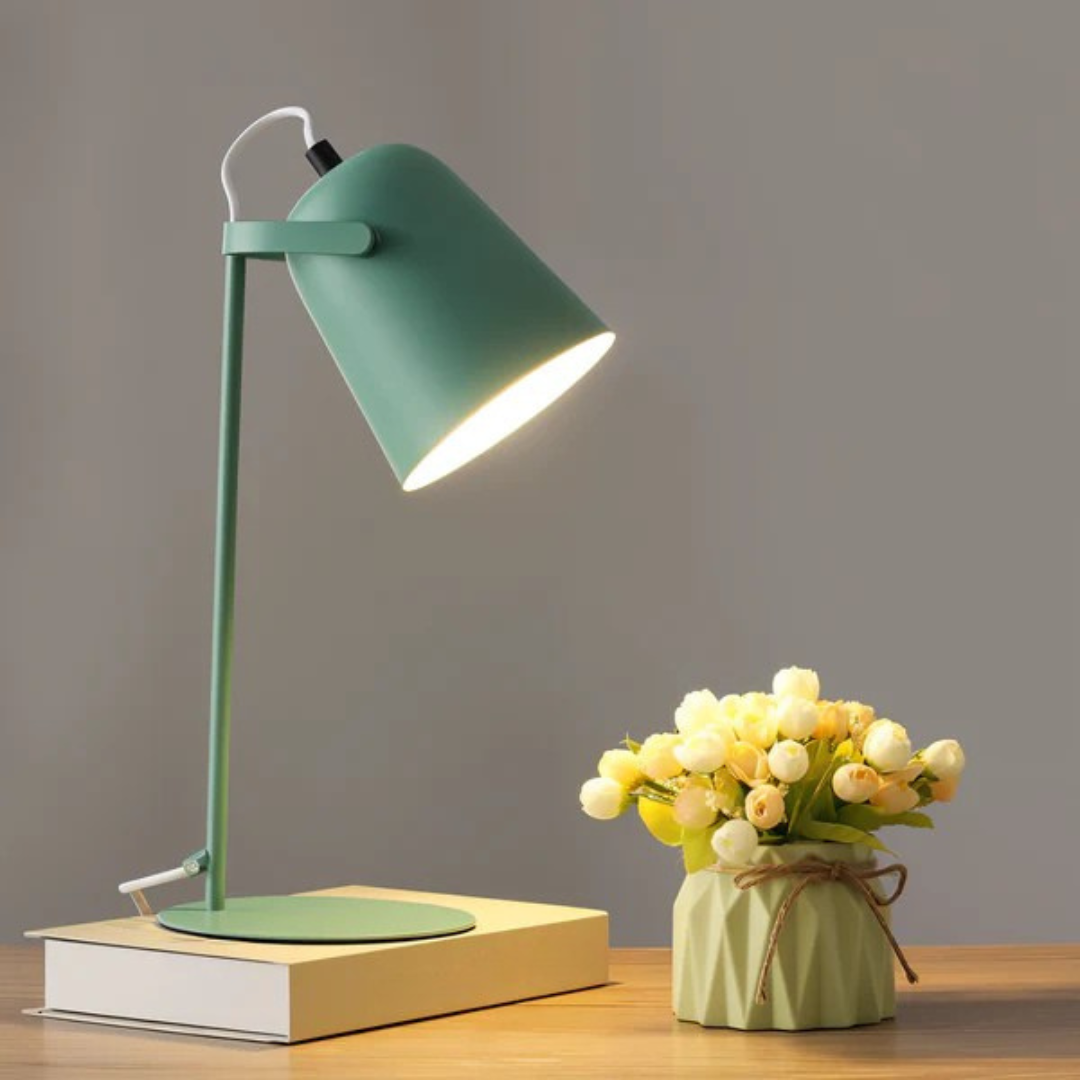 Minimalist Iron Desk Lamp - Cone Shade - Modern Table Light - E27 Bulb - Image 3