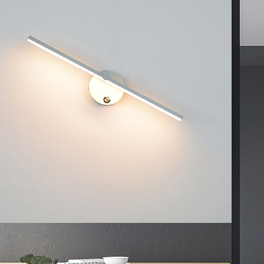 Minimalist LED Wall Light - Long Bar - Aluminium & Iron - Modern Sconce Lighting - Image 3