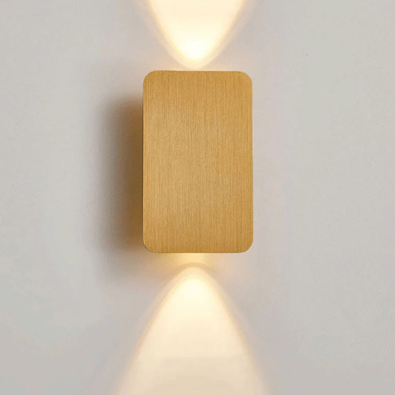 Minimalist Rectangular Wall Sconce - Glass and Aluminum LED Light - Stylish Nordic Design - Image 6