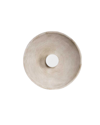 Minimalist Round Wall Lamp - Organic Wood - Modern Lighting