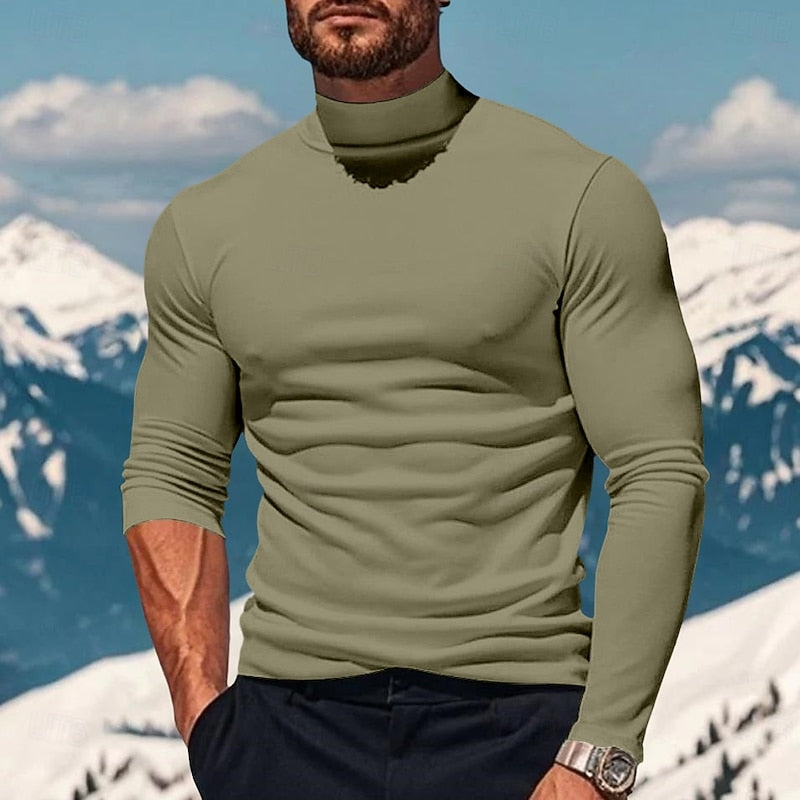 Mock Neck Long Sleeve Top