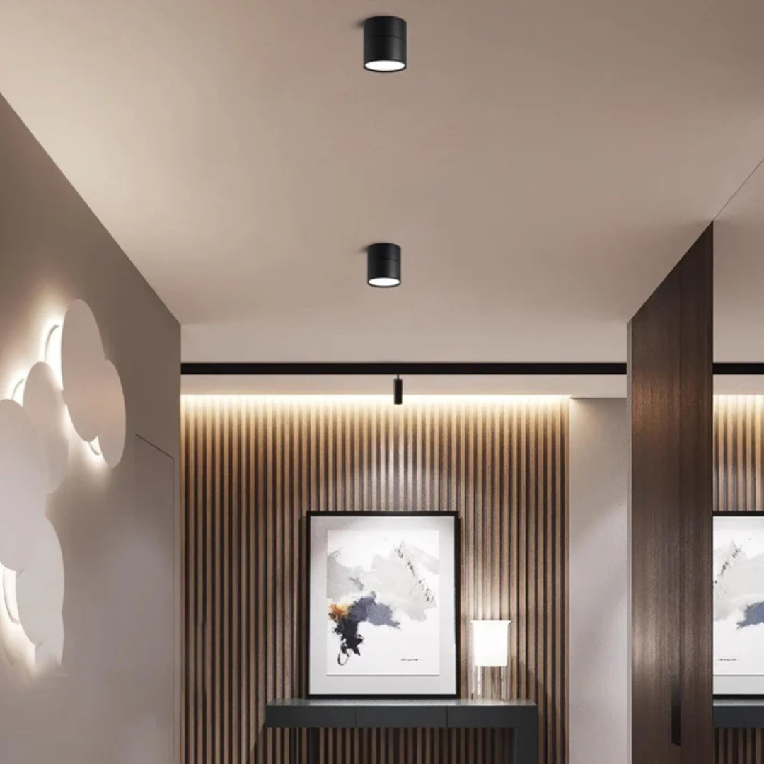 Modern Aluminium LED Ceiling Light - Adjustable Accent Lighting - Image 1