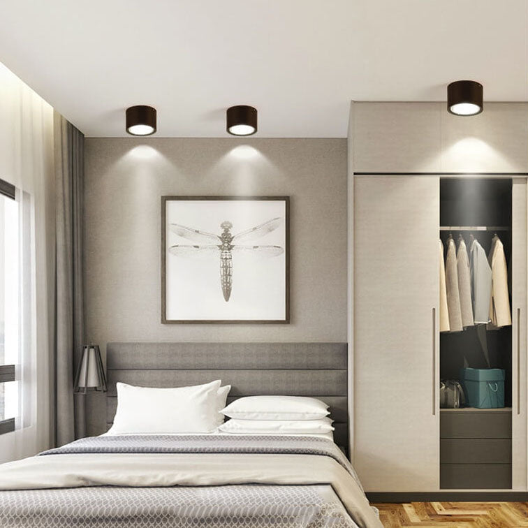 Modern Cylinder LED Ceiling Light - Nordic Style - Aluminum Flush Mount - Image 3