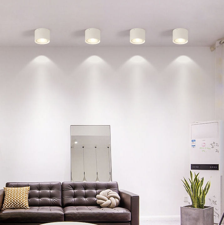 Modern Cylinder LED Flush Mount - Stylish Ceiling Light Fixture - Image 4