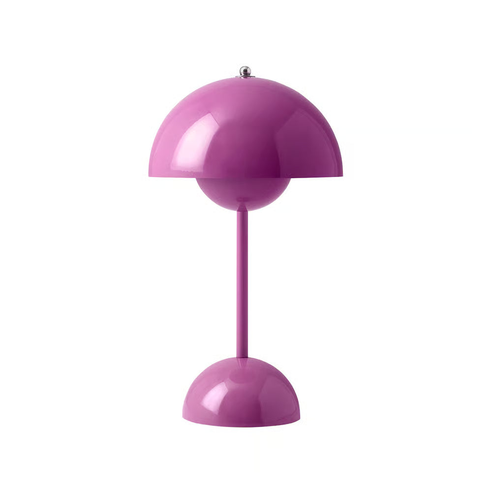 Modern Dome Table Lamp - Iron & Acrylic - Wireless LED Lighting - Image 15