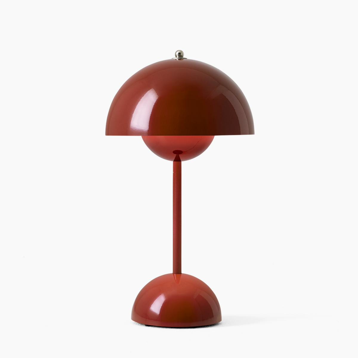Modern Dome Table Lamp - Iron & Acrylic - Wireless LED Lighting - Image 9
