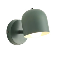 Modern Dome Wall Lamp - Iron & Glass Sconce - Stylish Lighting Fixture