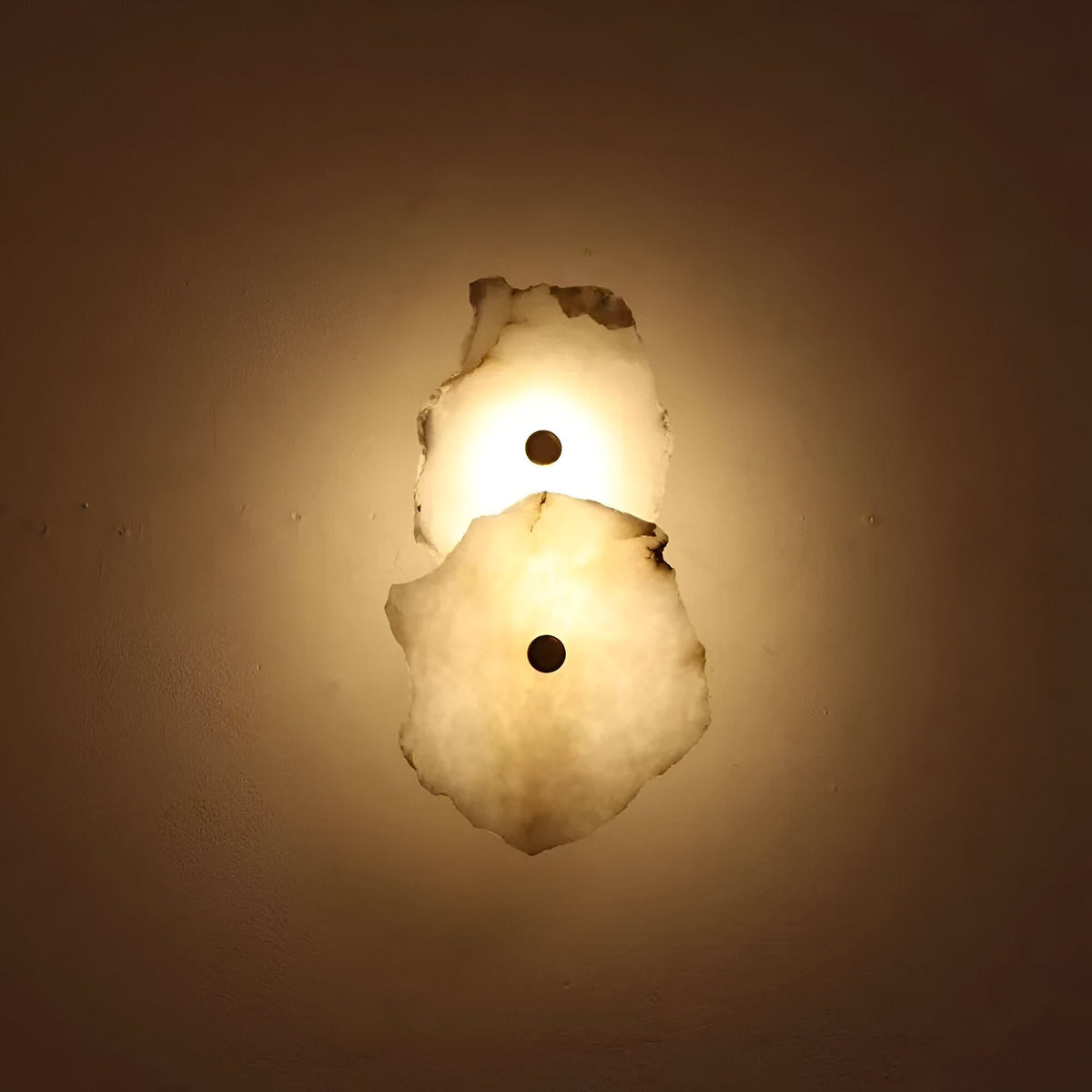 Modern Marble Wall Sconce - Irregular Stone Wall Lamp - Stylish LED Lighting - Image 2