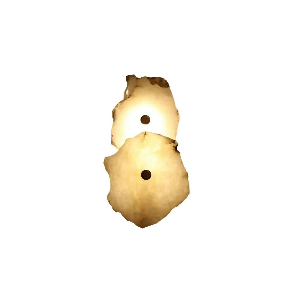 Modern Marble Wall Sconce - Irregular Stone Wall Lamp - Stylish LED Lighting - Image 4