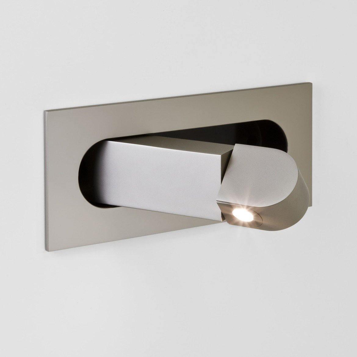 Modern Rectangular Aluminum Adjustable LED Wall Sconce - Recessed 1-Light - Image 9