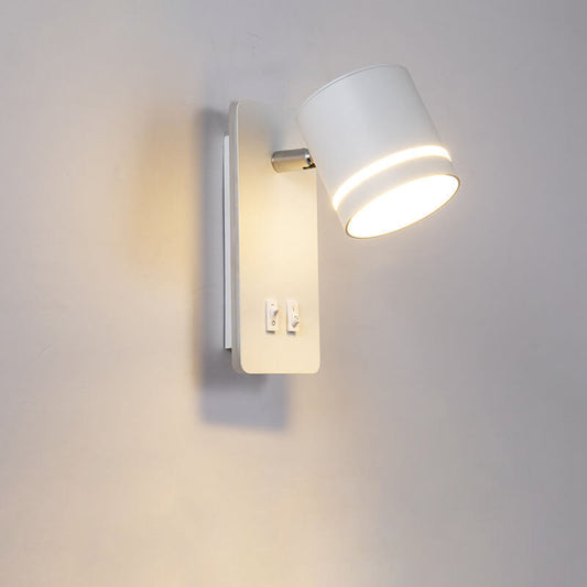 Modern Rotatable LED Wall Sconce - Minimalist Iron Adjustable Spotlight - 1-Light - Image 1