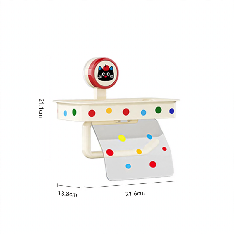 Modern Suction Cup Toilet Paper Holder