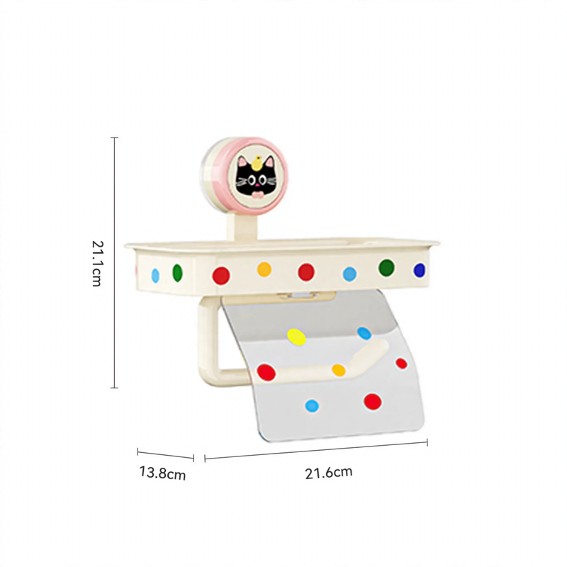 Modern Suction Cup Toilet Paper Holder