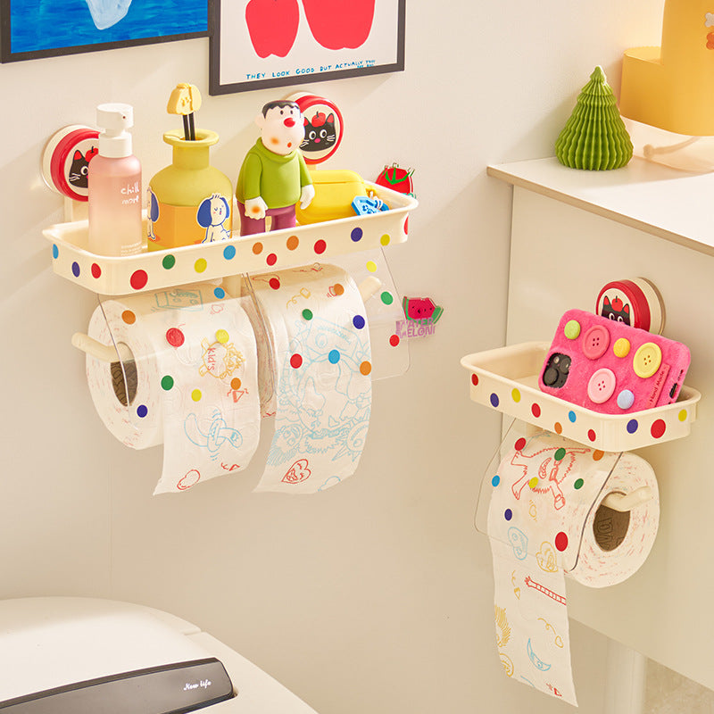 Modern Suction Cup Toilet Paper Holder