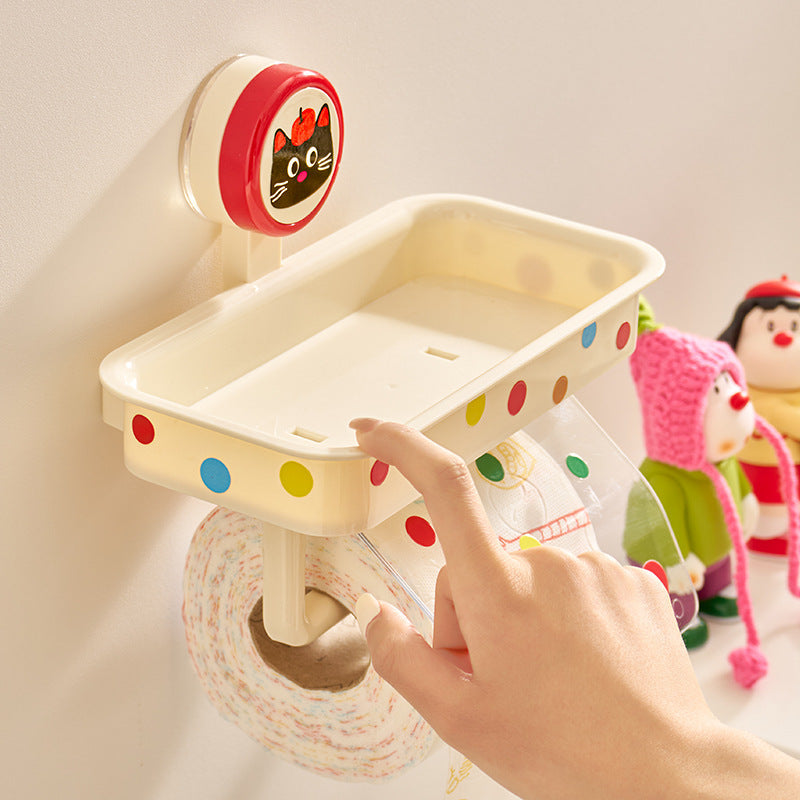 Modern Suction Cup Toilet Paper Holder