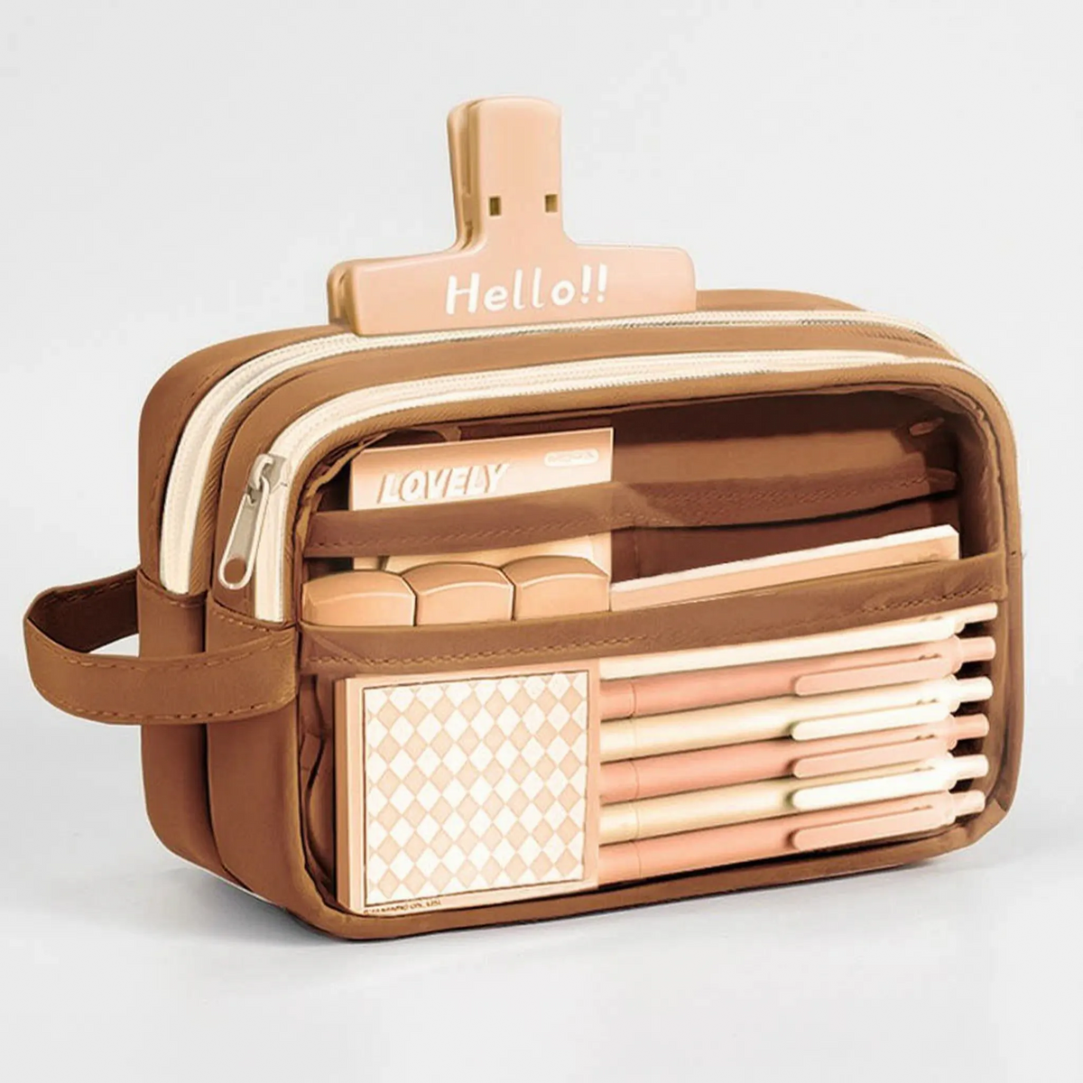 Multi-Layer Pencil Case with Large Compartment - Deskova