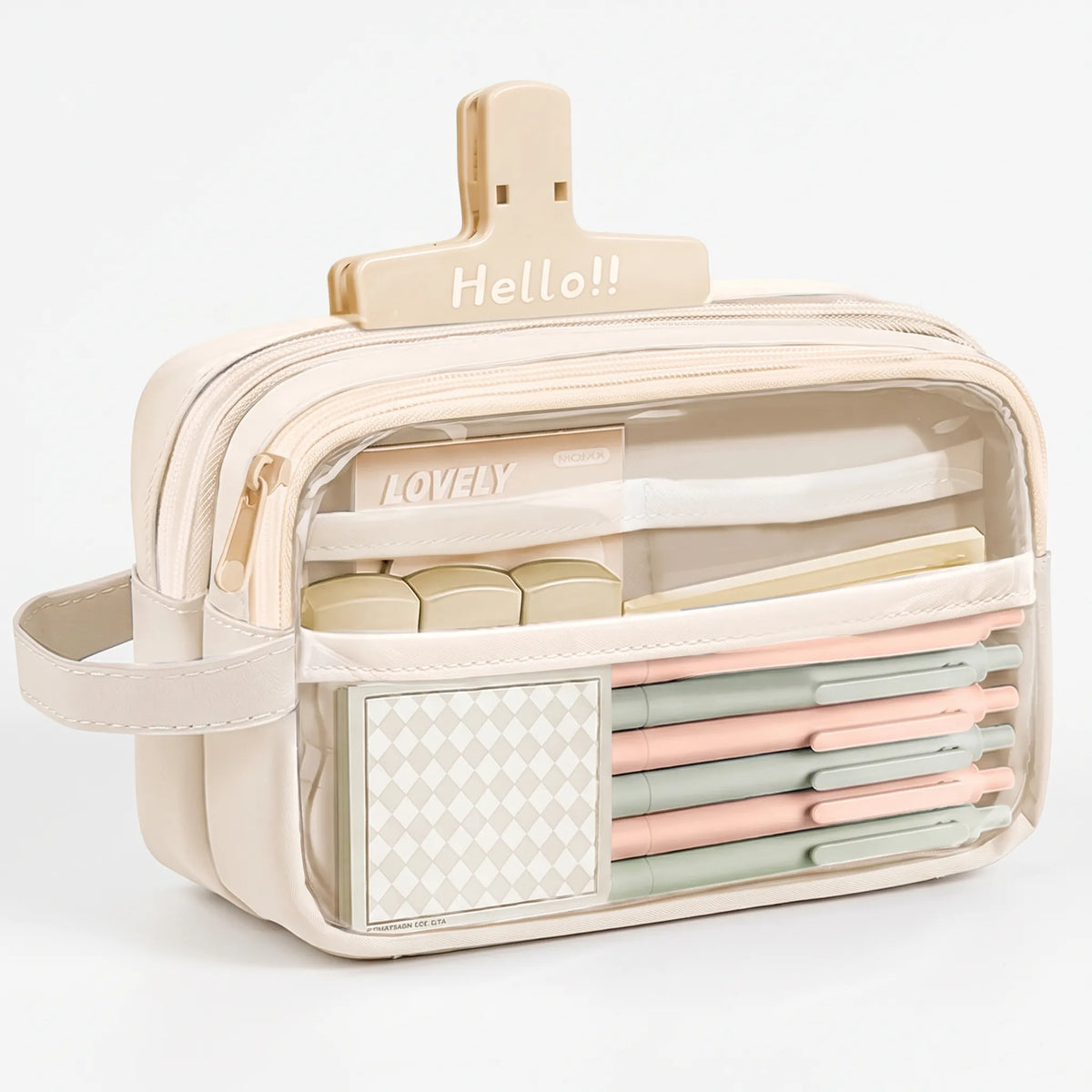 Multi-Layer Pencil Case with Large Compartment - Deskova