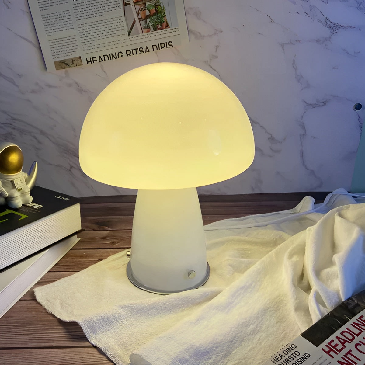 MushFlare | Elegant Scandinavian Mushroom Lamp