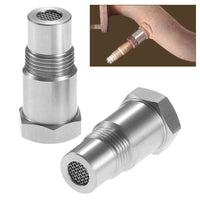 O2 Oxygen Sensor Spacer Adapter with Built-In Mini Catalytic Converter for Check Engine Light