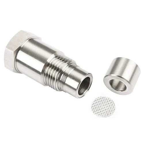 O2 Oxygen Sensor Spacer Adapter with Built-In Mini Catalytic Converter for Check Engine Light