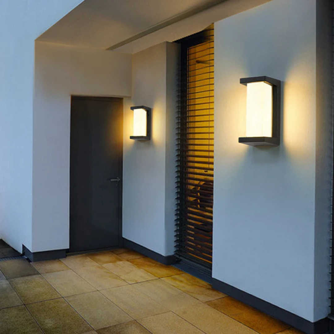Outdoor LED Wall Lamp with Motion Sensor - Energy Efficient Exterior Light - Modern Style - Image 3