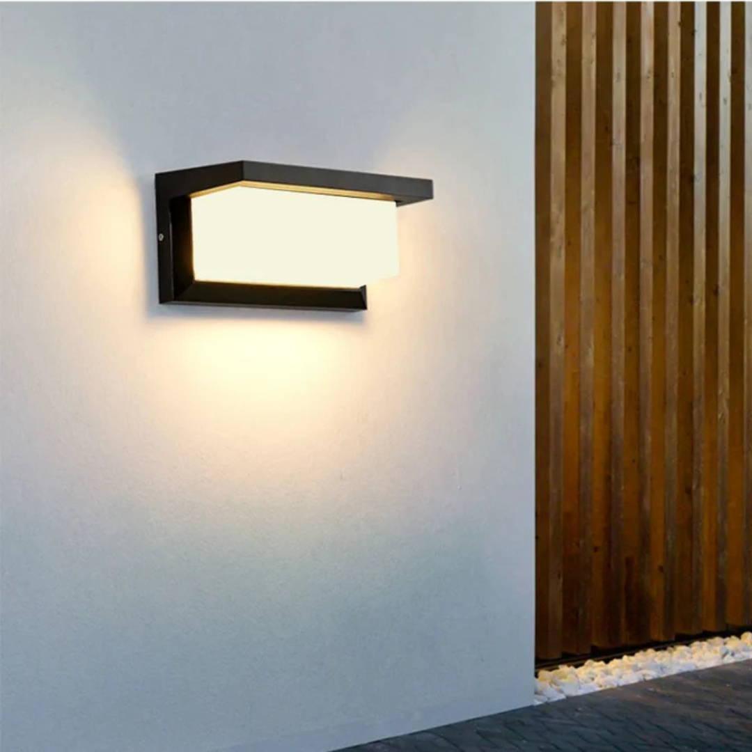 Outdoor LED Wall Lamp with Motion Sensor - Energy Efficient Exterior Light - Modern Style - Image 4