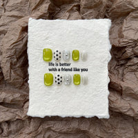 Playful Decorative Press-On Nail Art Set