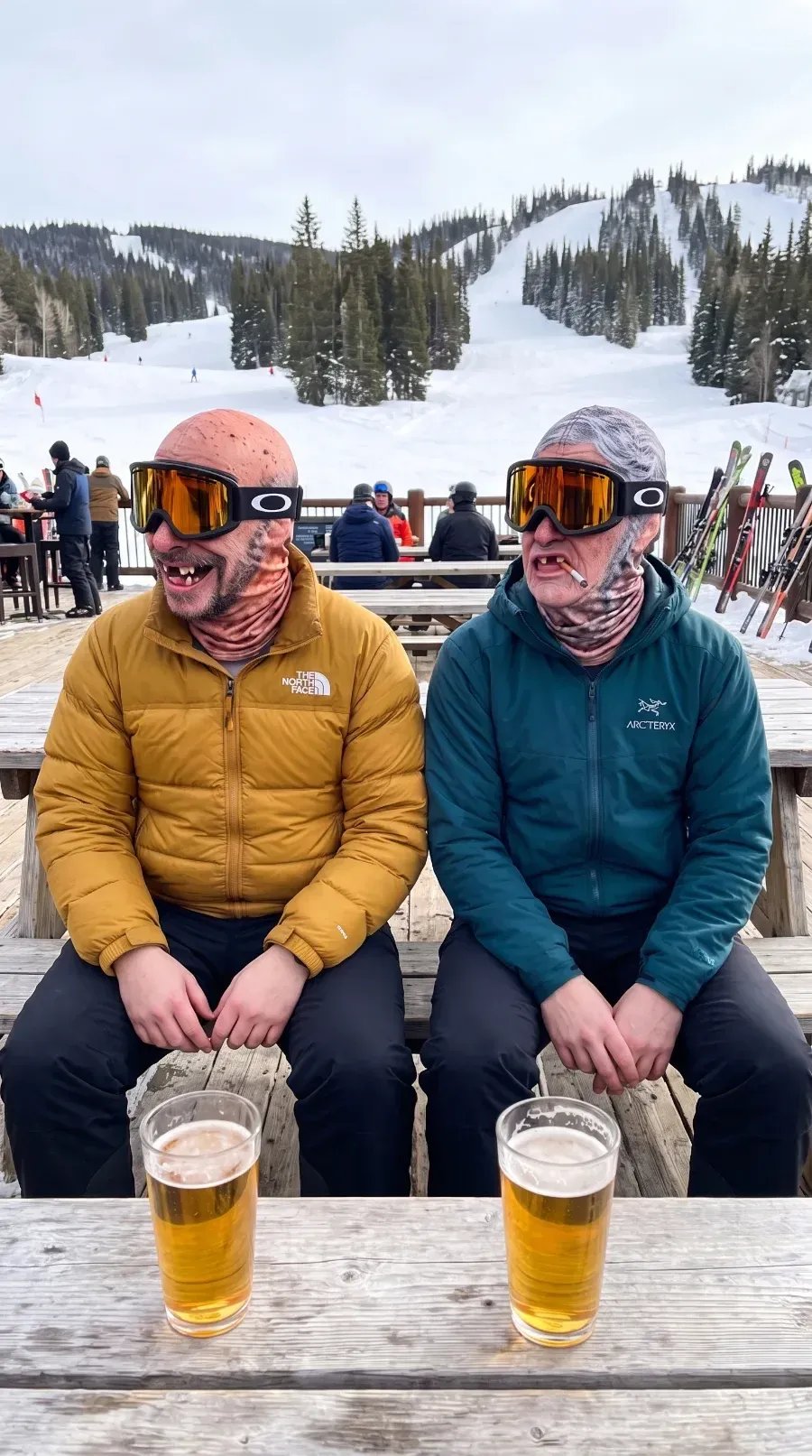 Realistic Face Balaclava – Funny Ski & Snowboard Mask for Cold Weather Adventures