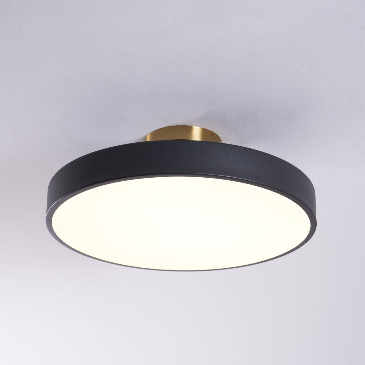 Round LED Flush Mount Ceiling Light - Modern Iron & Acrylic - Stylish Home Lighting - Image 11