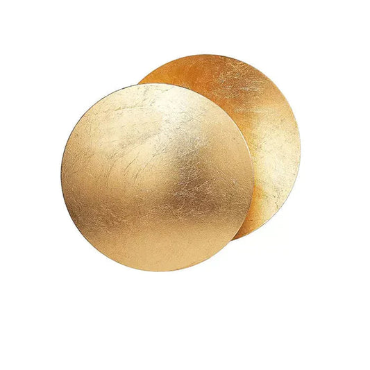 Round Wall Lamp - Modern Metallic Wall Light - Iron Sconce - Image 1
