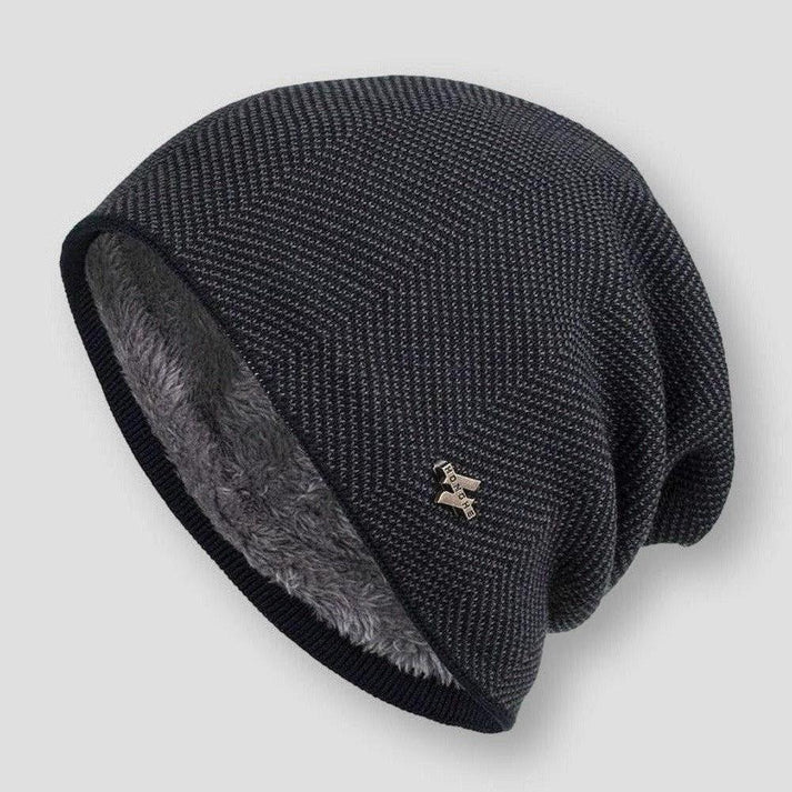 Rowan Frost Knitted Wool Beanie