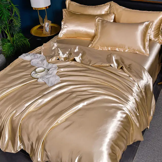 Satin Duvet Cover Bedding