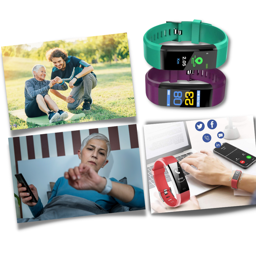Smartwatch for Seniors - Simple Operation - Health and Fitness Tracking