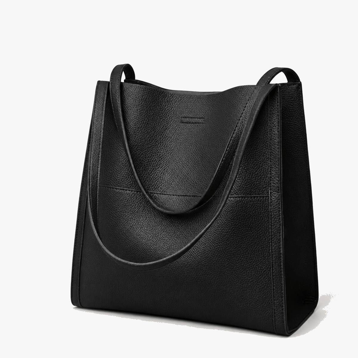 Solenne – Soft Leather Shoulder Tote Bag