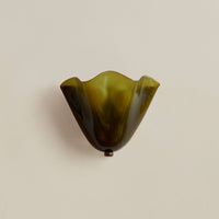 Stained Glass Wall Sconce - Retro Style Lighting - Iron Fixture