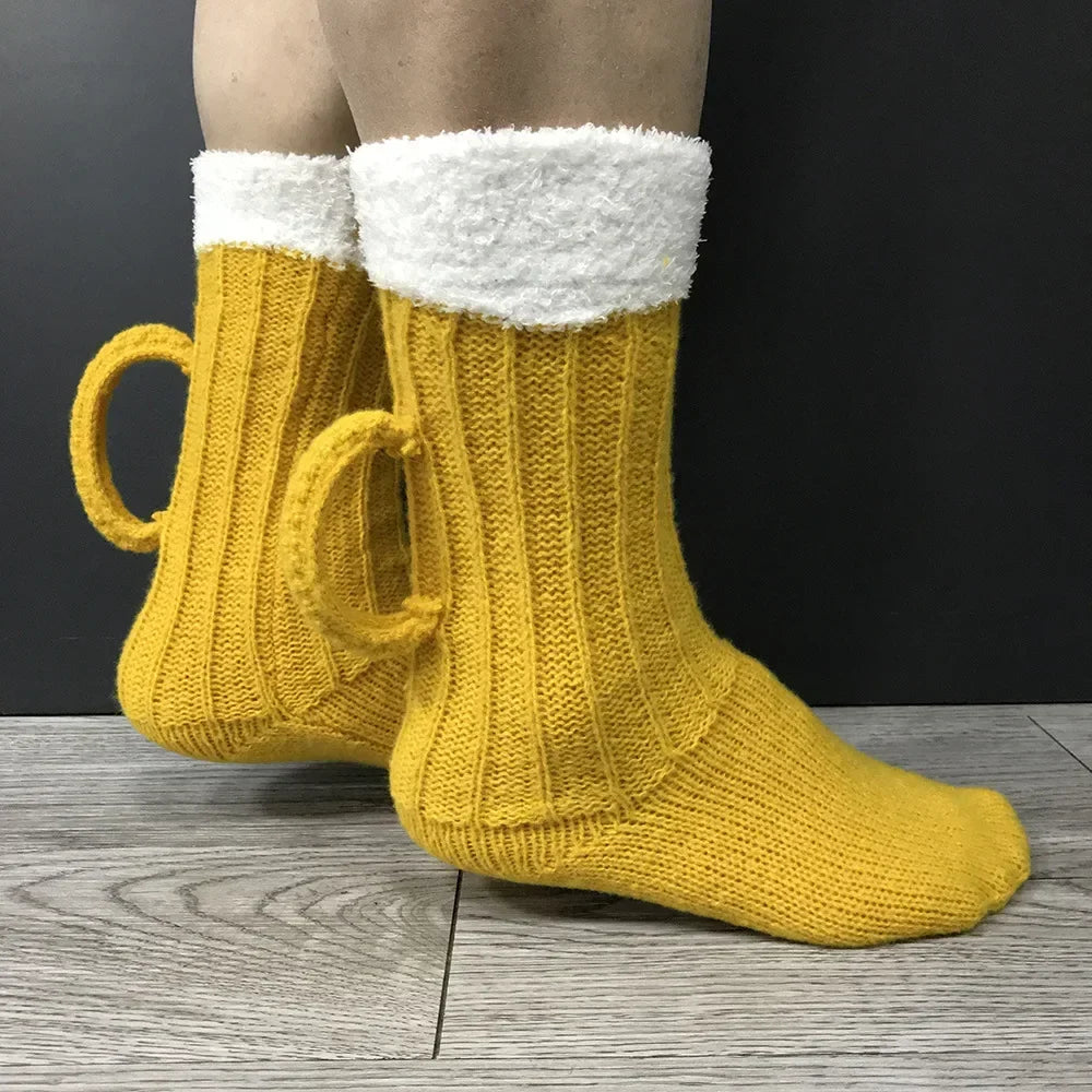 Unisex Beer Mug Socks – Oktoberfest 2026 Foam Socks
