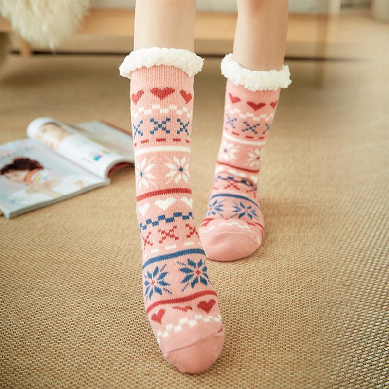 Unisex Slipper Socks with Non-Slip Sole – Warm and Cosy
