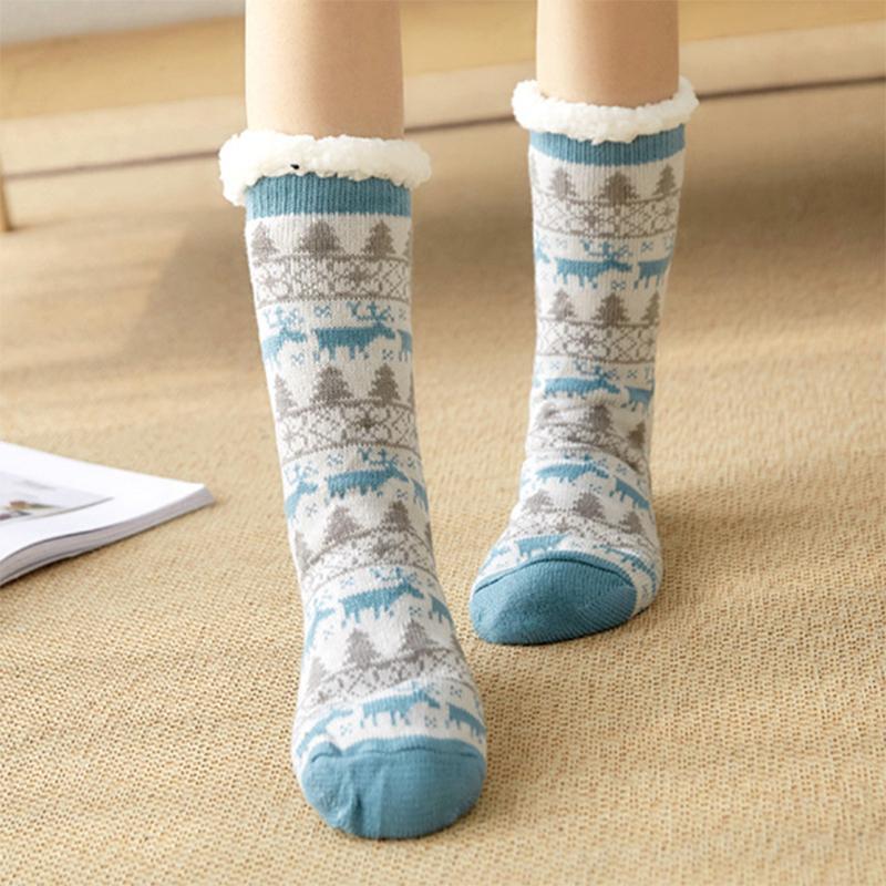 Unisex Slipper Socks with Non-Slip Sole – Warm and Cosy