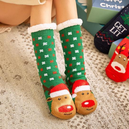 Unisex Slipper Socks with Non-Slip Sole – Warm and Cosy