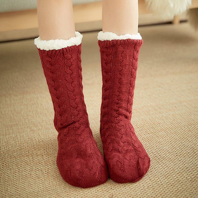 Unisex Slipper Socks with Non-Slip Sole – Warm and Cosy