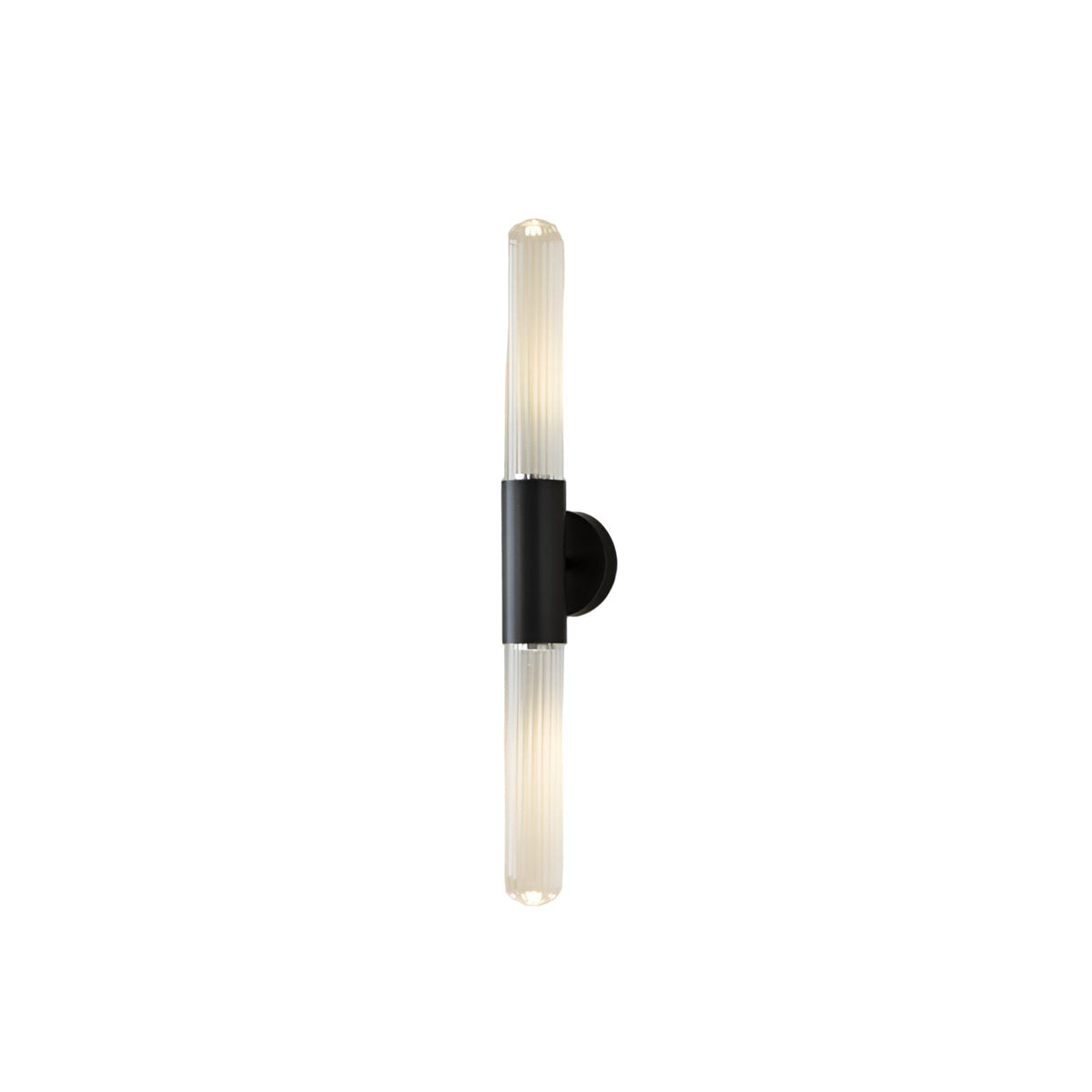 Water Ripple Glass Wall Sconce - Brass Finish - Modern Minimalist LED Wall Lamp - Image 6