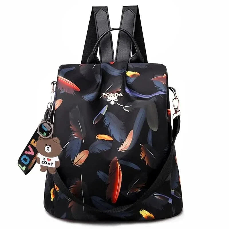 Waterproof Anti-Theft Backpack with Hidden Zipper
