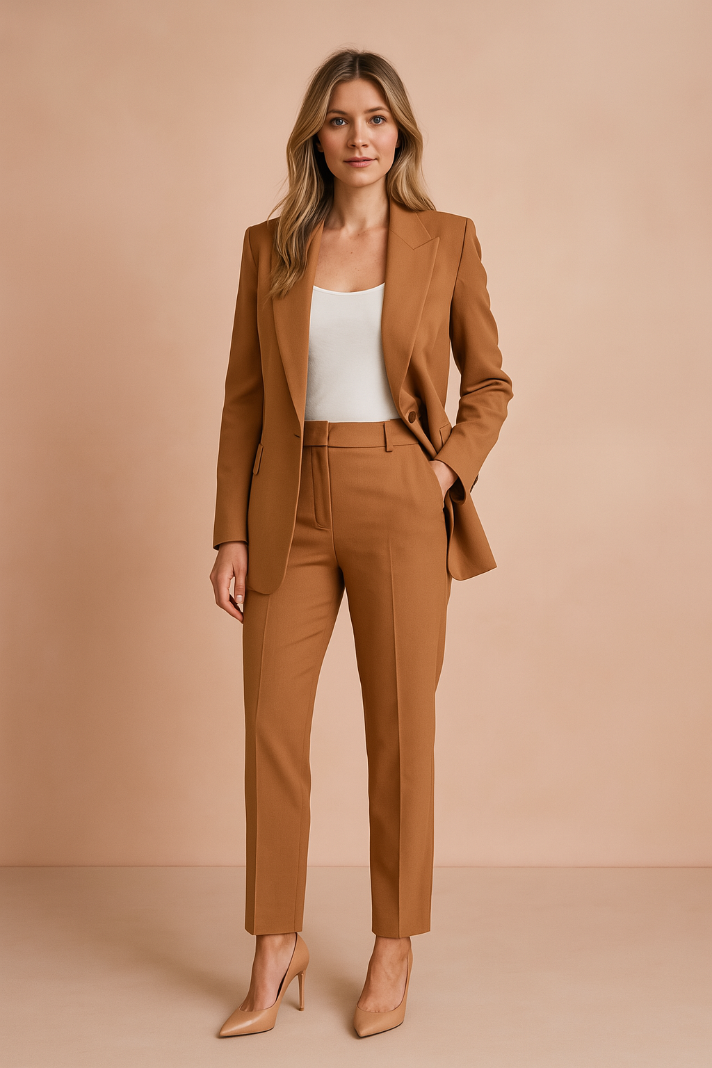 Women's Classic Blazer and Pants Set